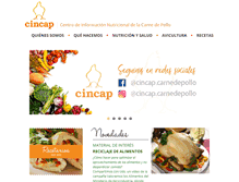 Tablet Screenshot of cincap.com.ar